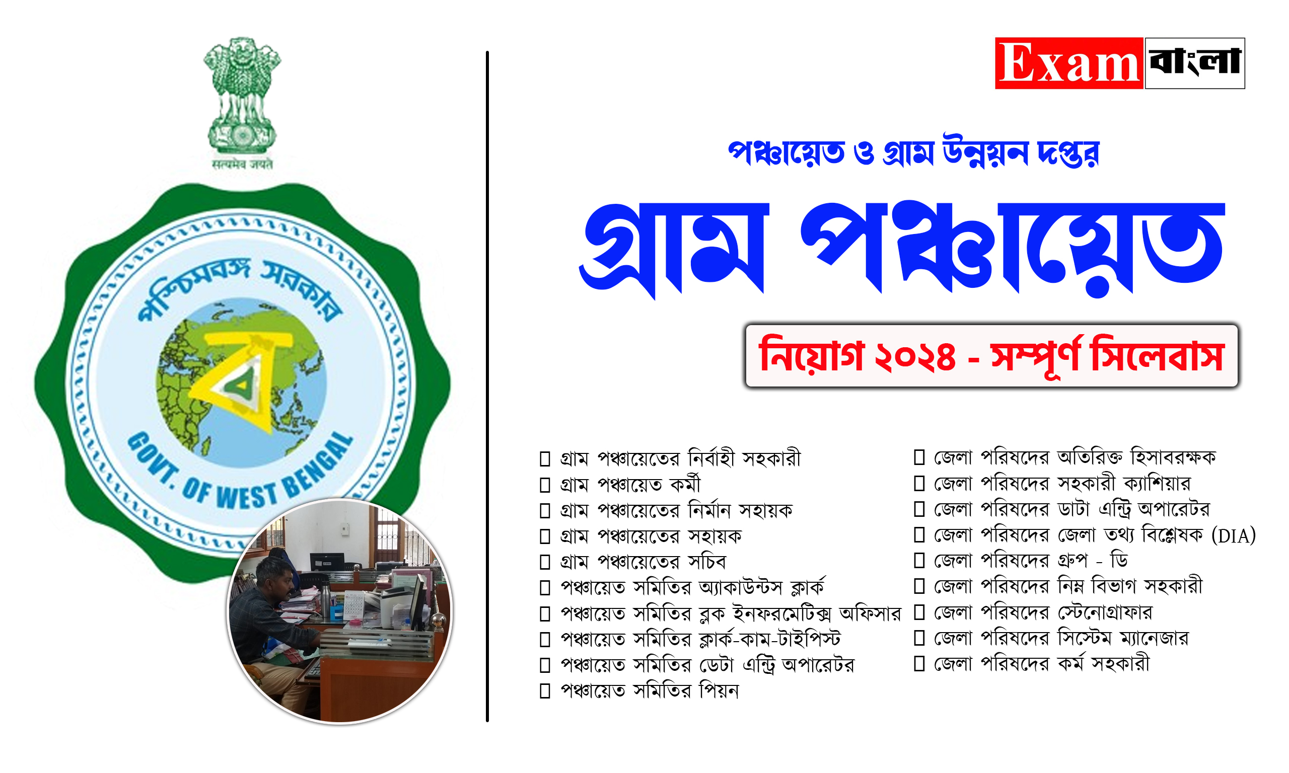 WB Gram Panchayat Syllabus 2024