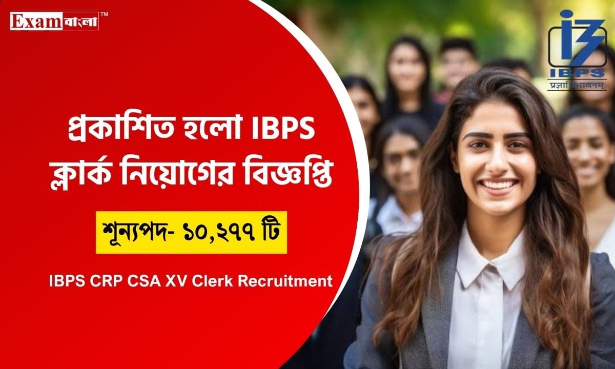 IBPS CRP Clerk Recruitment
